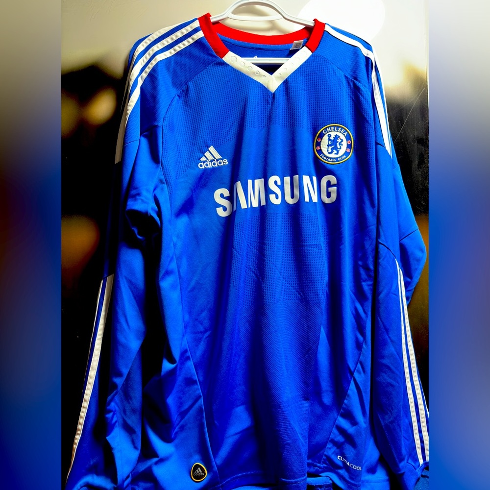 Vintage Chelsea FC home long sleeve jersey 2010 XL
